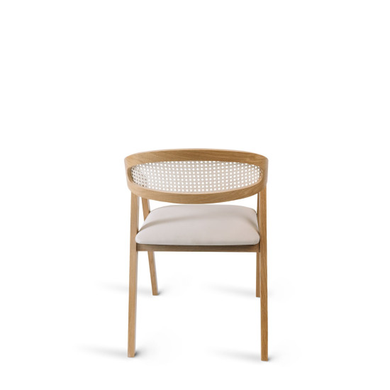 Стул обеденный FRAME CANE Дерево / Ткань на выбор 3