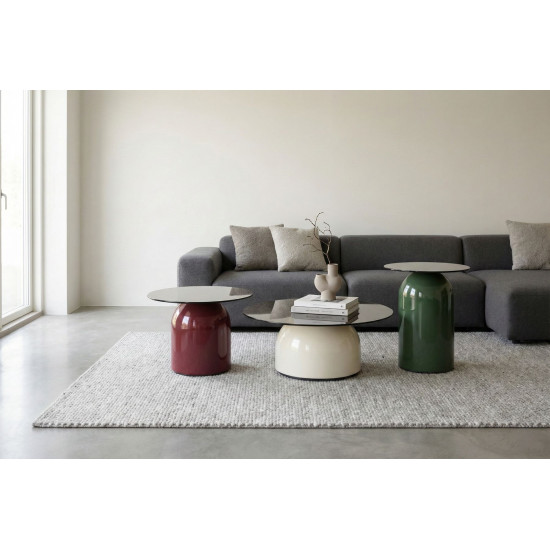 Журнальный столик KENTUCKY Серое стекло / Цветные (к-кт) 3