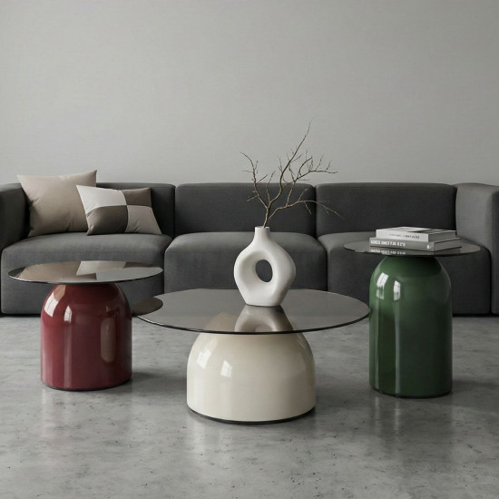 Журнальный столик KENTUCKY Серое стекло / Цветные (к-кт) 5