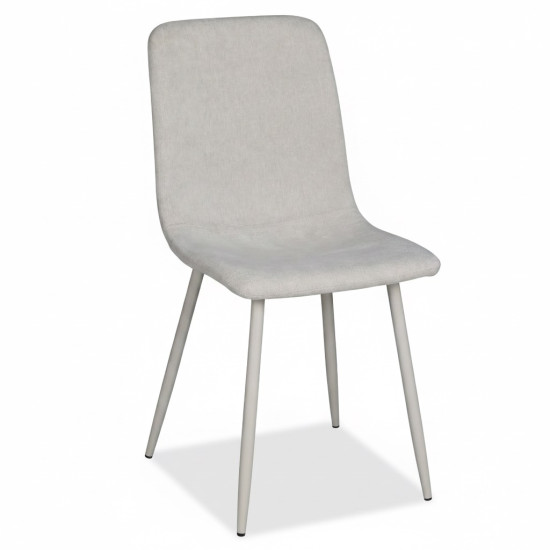 Стілець кухонний TERA Кашемір каркас / Світло-сірий тканина 1