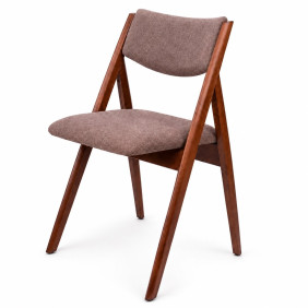 Розкладний стілець Grand Smart Вільха Зрілий горіх, м’яка спинка