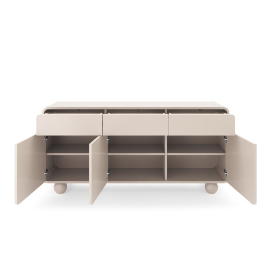 Комод Perfect Home Albion KSZ160 160x39x75 см кашемир 3 дверцы 3 ящика 6