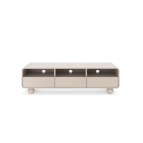 Тумба під ТВ Perfect Home Albion RTV160 160x39x44 см кашемір 3 шухляди 5
