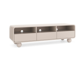 Тумба під ТВ Perfect Home Albion RTV160 160x39x44 см кашемір 3 шухляди