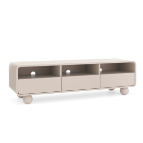 Тумба под ТВ Perfect Home Albion RTV160 160x39x44 см кашемир 3 ящика