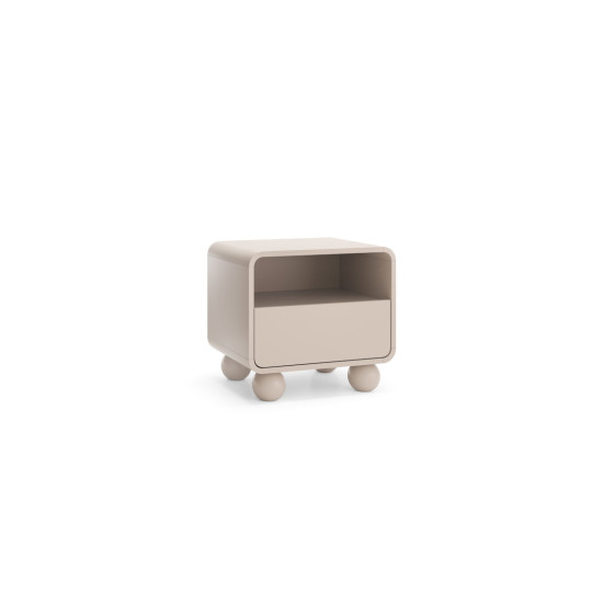 Тумба приліжкова Perfect Home Albion S55 55x39x50 см кашемір 1 шухляда 6