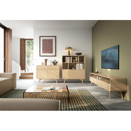 Комод Perfect Home Helion KSZ108 108x39x84 см дуб Виченца 2 дверцы 2 ящика 8