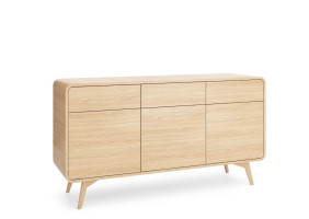 Комод Perfect Home Helion KSZ160 160x39x84 см дуб Виченца 3 дверцы 3 ящика