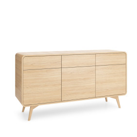 Комод Perfect Home Helion KSZ160 160x39x84 см дуб Виченца 3 дверцы 3 ящика