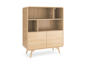 Стеллаж Perfect Home Helion RG108 108x39x130 см дуб Виченца 4 полки 2 дверцы