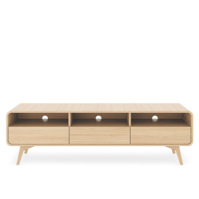 Тумба под ТВ Perfect Home Helion RTV180 180x39x53 см дуб Виченца 3 ящика