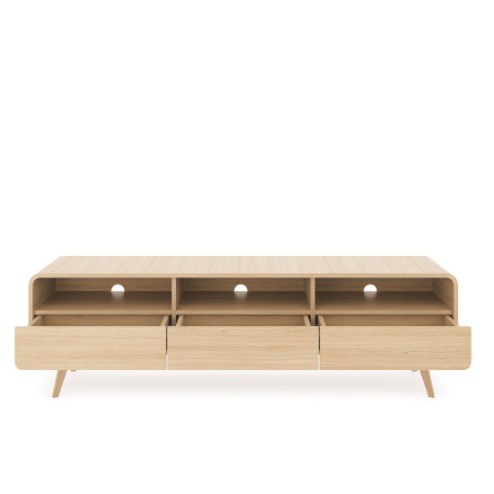 Тумба під ТВ Perfect Home Helion RTV180 180x39x53 см дуб Віченца 3 шухляди 5
