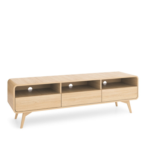 Тумба під ТВ Perfect Home Helion RTV180 180x39x53 см дуб Віченца 3 шухляди 6
