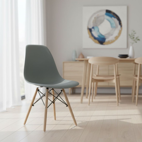 Стул Intarsio Eliot Светло-серый (ELIOTLG) 3