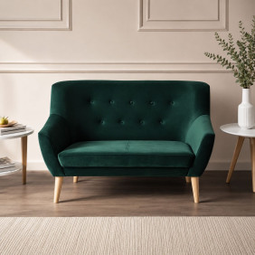 Диван Nordic 2 Velvet Зелений NORDIC2V78
