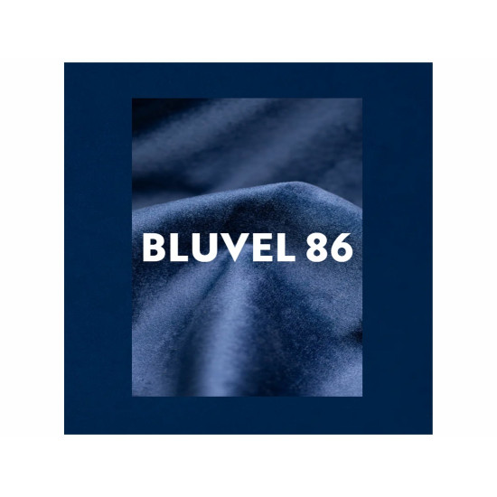 Кресло HARRY VELVET синий BLUVEL 86 / венге HARRYV86W 4