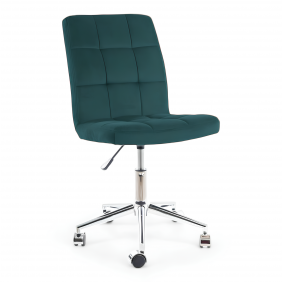 Компьютерное кресло поворотное Q-020 VELVET зеленый BLUVEL 78 OBRQ020VZ