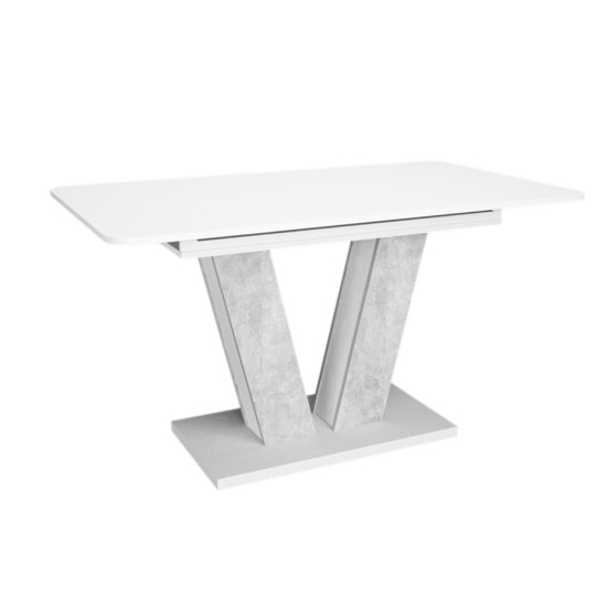 Стол обеденный раскладной Torino 140(180)x80 Белая Аляска / Индастриал 2