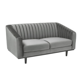 Диван Asprey Velvet 2 Серый ASPREY2VSZ14
