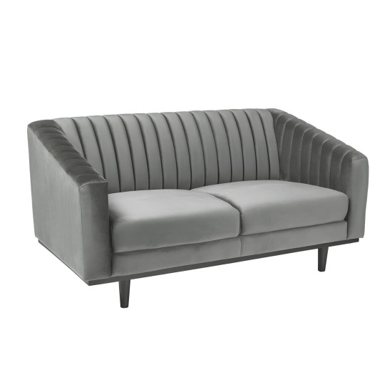 Диван Asprey Velvet 2 Серый ASPREY2VSZ14 1