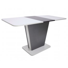 Стол обеденный раскладной Cosmo Grey 110(145)x68 см Графит / Серый Камень