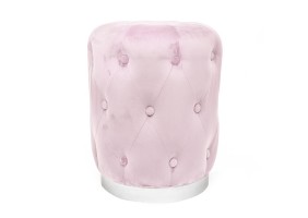 Пуф Чарли мягкий мини светло-розовый