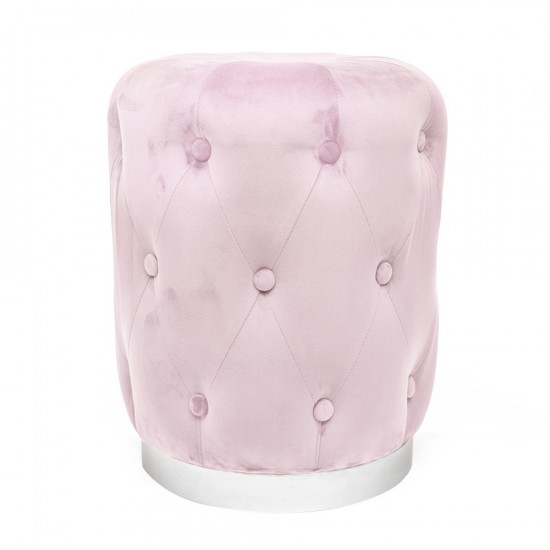 Пуф Чарли мягкий мини светло-розовый 1