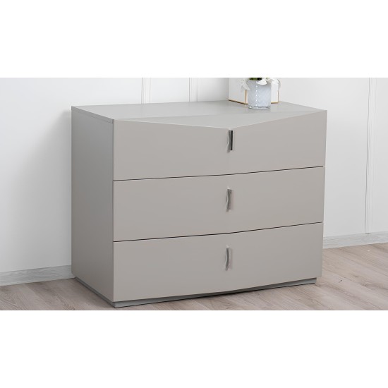 Комод Сиена серый мат 99x53x77 см. 5