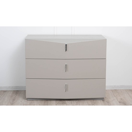 Комод Сиена серый мат 99x53x77 см. 3