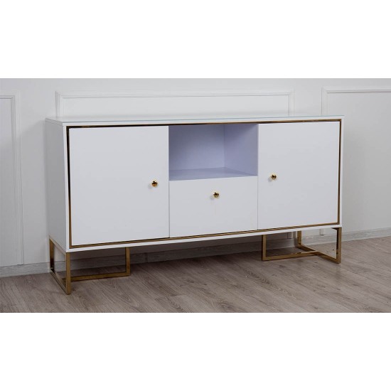 Буфет Невада білий 84x158x46 см. 4