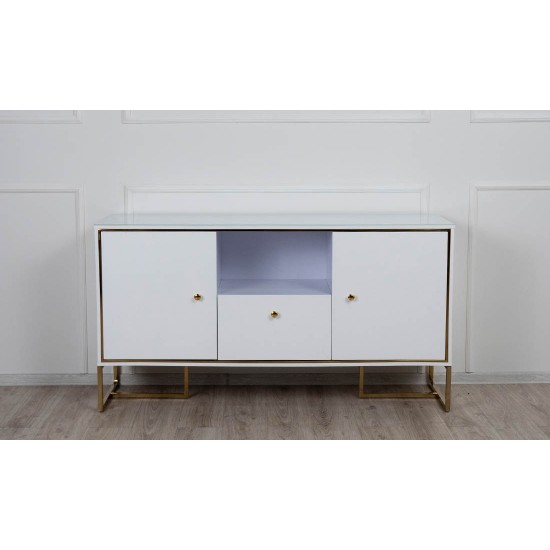 Буфет Невада білий 84x158x46 см. 3