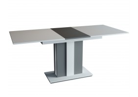 Стол обеденный Clasic 140(180)x80 Белая Аляска / Антрацит