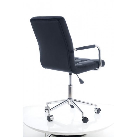 Компьютерное кресло поворотное Q-022 Velvet Черный OBRQ022VC 8