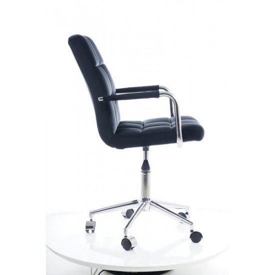 Компьютерное кресло поворотное Q-022 Velvet Черный OBRQ022VC 10