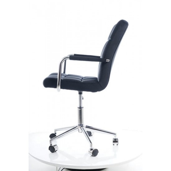 Компьютерное кресло поворотное Q-022 Velvet Черный OBRQ022VC 5