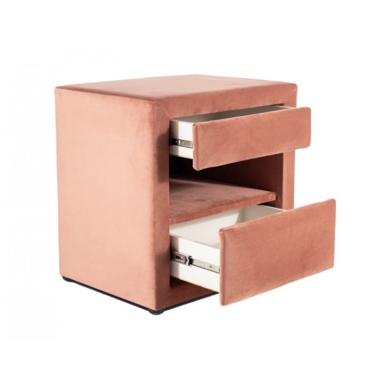 Тумба прикроватная ET-003 VELVET светло-серая BL.03 54*41*52 ET003VJSZ 3