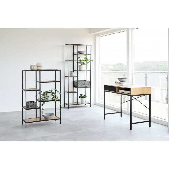 Стеллаж COSTA B дуб/черный COSTABDC 3