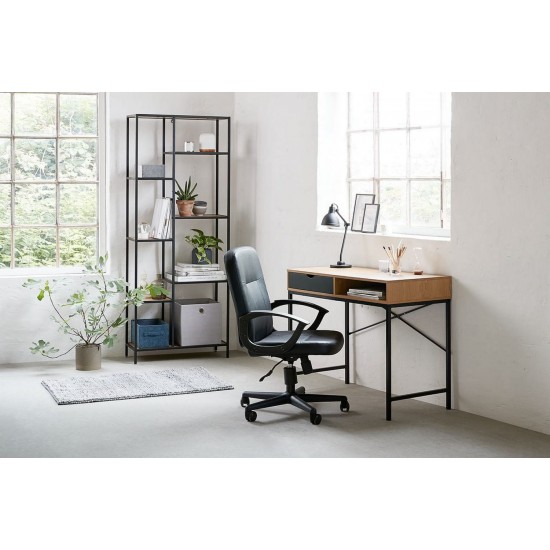 Стеллаж COSTA B дуб/черный COSTABDC 5