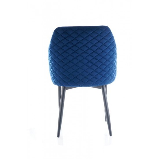 Стул Astor Velvet Синий / Черный ASTORVCGR 7