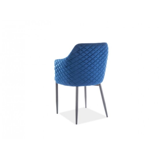 Стул Astor Velvet Синий / Черный ASTORVCGR 2