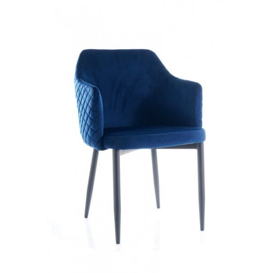 Стул Astor Velvet Синий / Черный ASTORVCGR 11