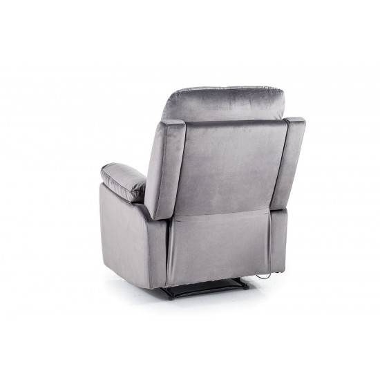 Крісло розкладне SPENCER 1 VELVET сіре BL.14 SPENCER1VSZ 2