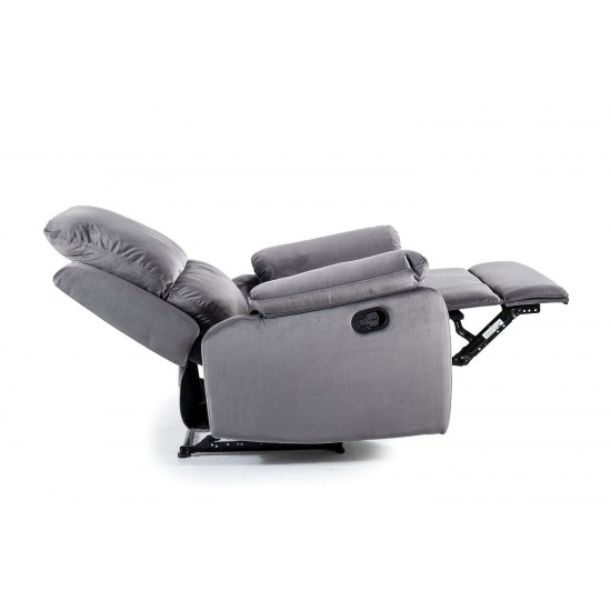 Крісло розкладне SPENCER 1 VELVET сіре BL.14 SPENCER1VSZ 5
