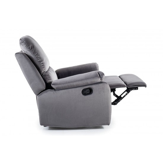 Крісло розкладне SPENCER 1 VELVET сіре BL.14 SPENCER1VSZ 4