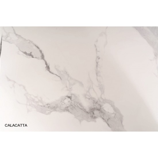 Журнальный столик PRINCE A CERAMIC белый CALACATTA/хром 120*60 PRINCEACBCH120 5
