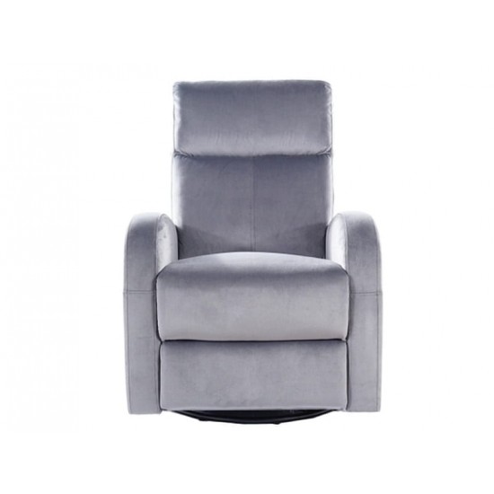 Крісло розкладне OLIMP VELVET сірий BLUVEL 14 OLIMPVSZ 2