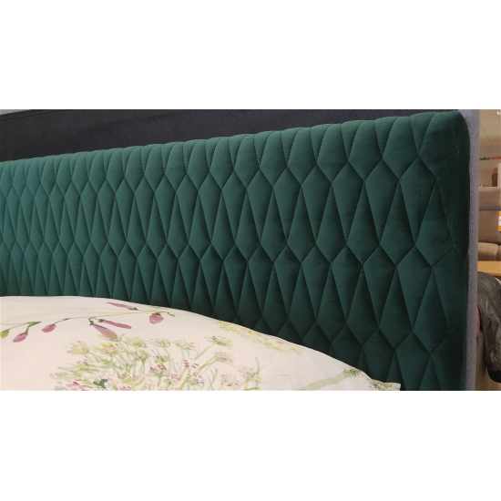 Полуторная кровать Azurro Velvet 140X200 Зеленый AZURROV140ZD 3