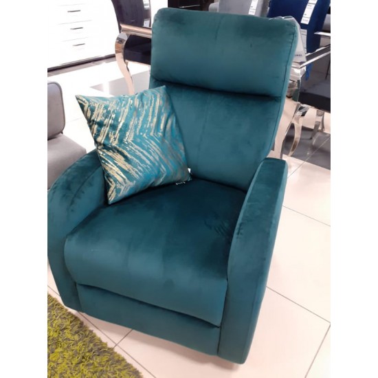 Кресло раскладное OLIMP VELVET зеленый BLUVEL 78 OLIMPVZ 4