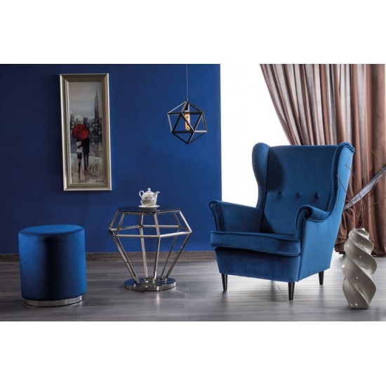 Кресло LORD VELVET беж BLUVEL 28 / венге LORDV28 2