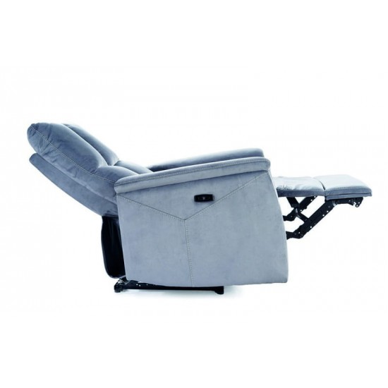 Крісло розкладне NEPTUN VELVET сірий BLUVEL 14 NEPTUNVSZ 2